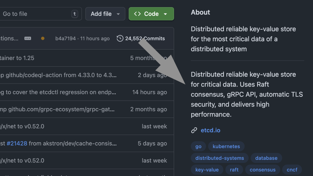 GitHub enhanced description